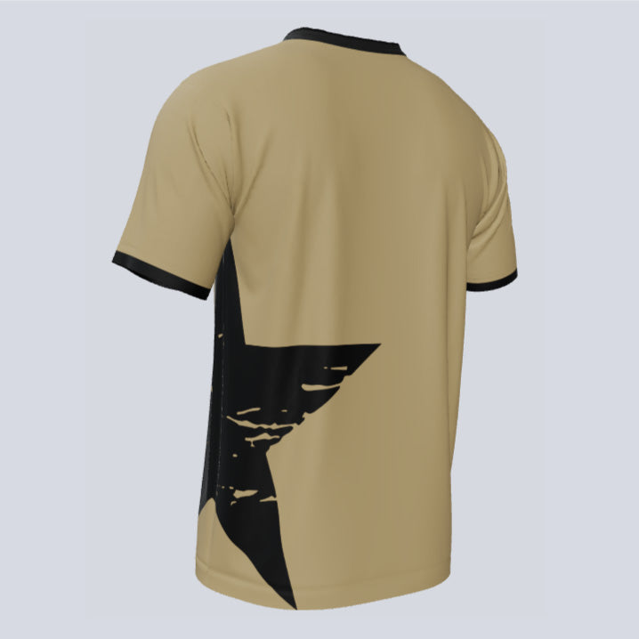 Load image into Gallery viewer, Back view of breathable Lone Star game jersey