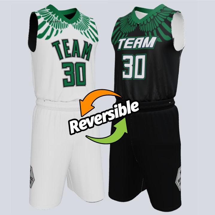 Load image into Gallery viewer, Custom Reversible Double Ply Basketball Aztec Uniform