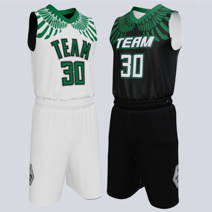 Load image into Gallery viewer, Custom Reversible Double Ply Basketball Aztec Uniform