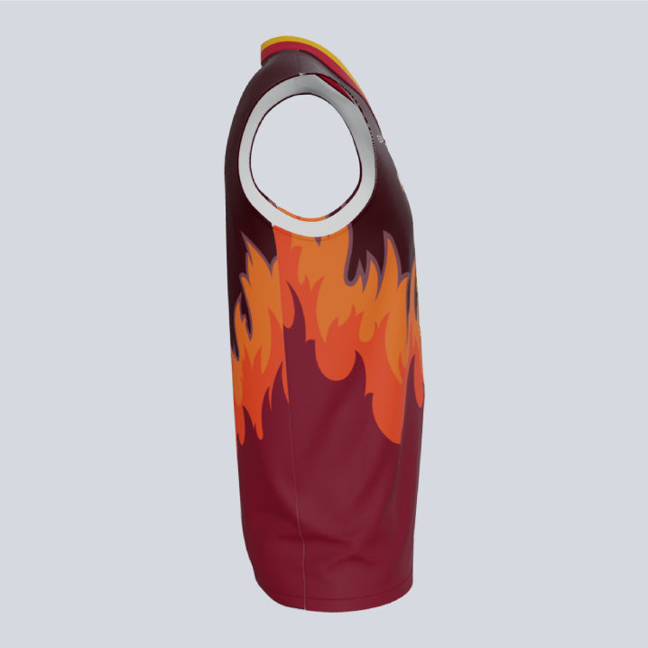 Load image into Gallery viewer, Custom Fire Basketball Jersey