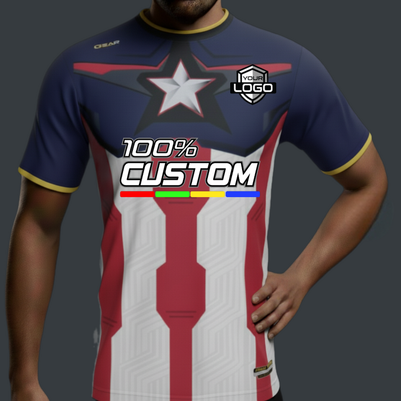 Load image into Gallery viewer, Captain Custom USA Jersey