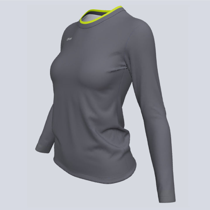 Load image into Gallery viewer, Side view of dry-fit Core women’s team jersey with eco-friendly materials