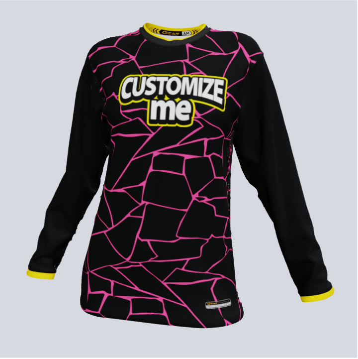 Load image into Gallery viewer, Unisex Cracked Long Sleeve Jersey
