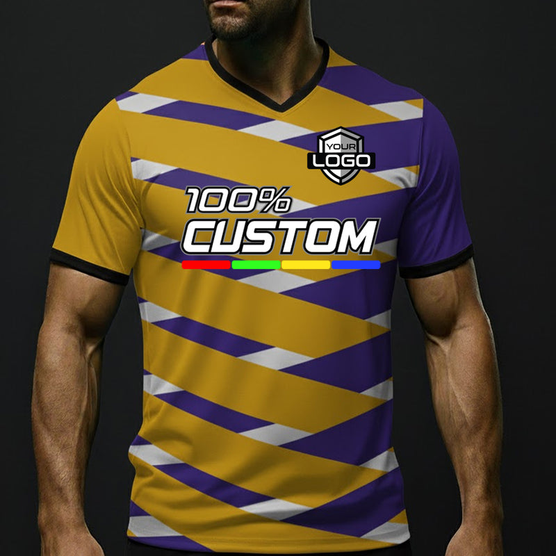 Load image into Gallery viewer, Custom Cross Premium V-Neck Jersey