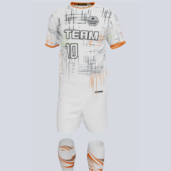 Load image into Gallery viewer, Premium Extinct Custom Soccer Uniform w/Custom Socks
