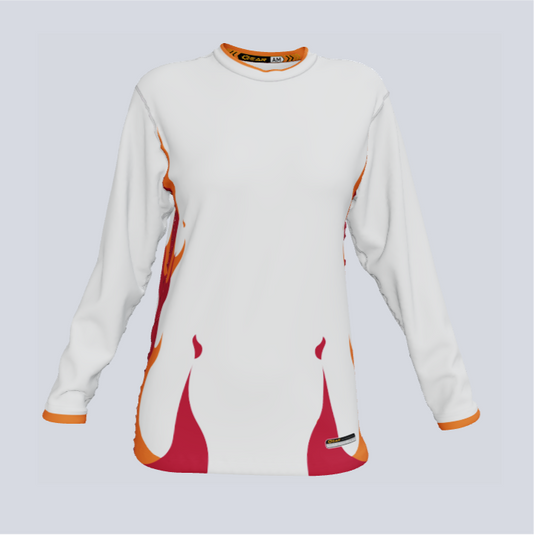 Unisex Fire Long Sleeve Jersey