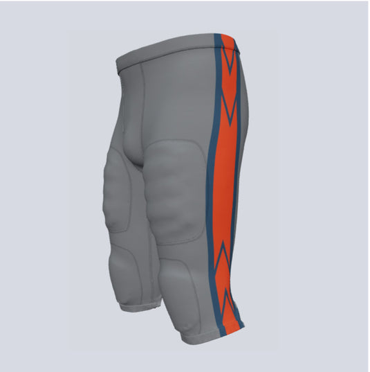 Custom Force Football Pants with breathable fabric