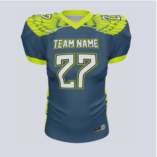 Custom Hawk Wing Flex Football Jersey designed for flexibility and performance