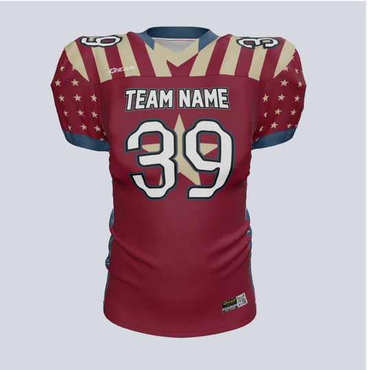 Custom Lonestar Flex football jersey with team logo