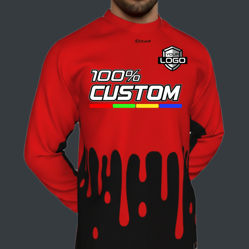 Load image into Gallery viewer, Long Sleeve Custom Splash Jersey