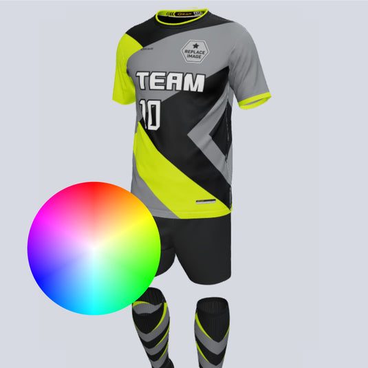 Premium Nitro Custom Soccer Uniform w/Custom Socks