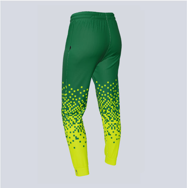 Load image into Gallery viewer, Custom Pixel-Fade Ladies Track Pant w/Ankle Zips
