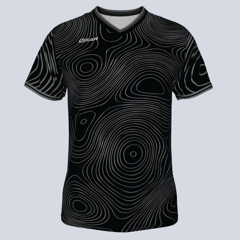 Load image into Gallery viewer, Custom Topo Premium V-Neck Jersey