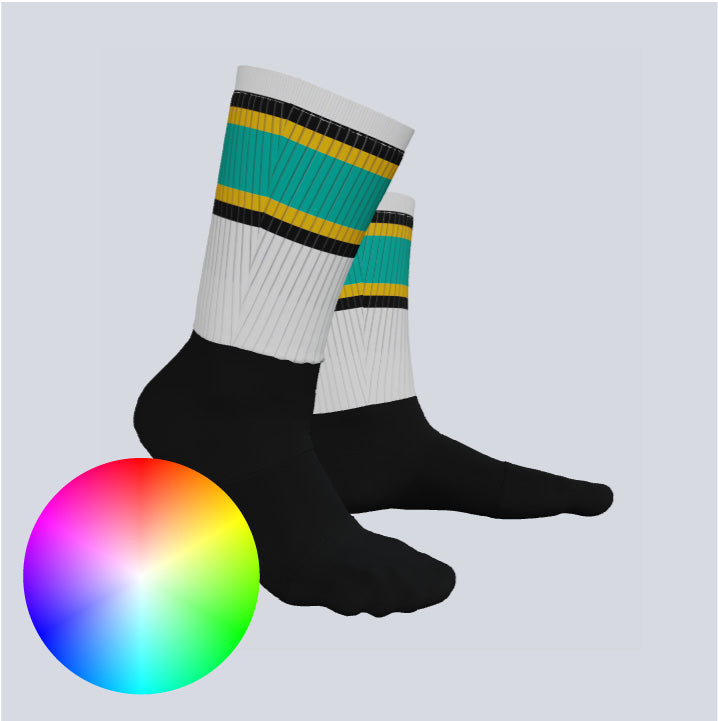 Load image into Gallery viewer, Custom Racer II Crew Socks
