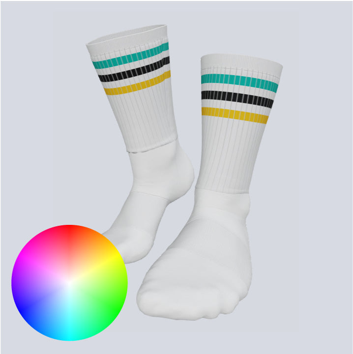 Load image into Gallery viewer, Custom Racer III Crew Socks
