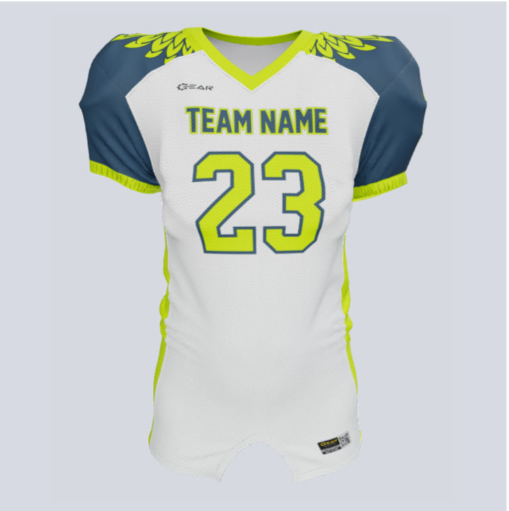 Customizable Custom Raptor Wings Fitted Football Jersey