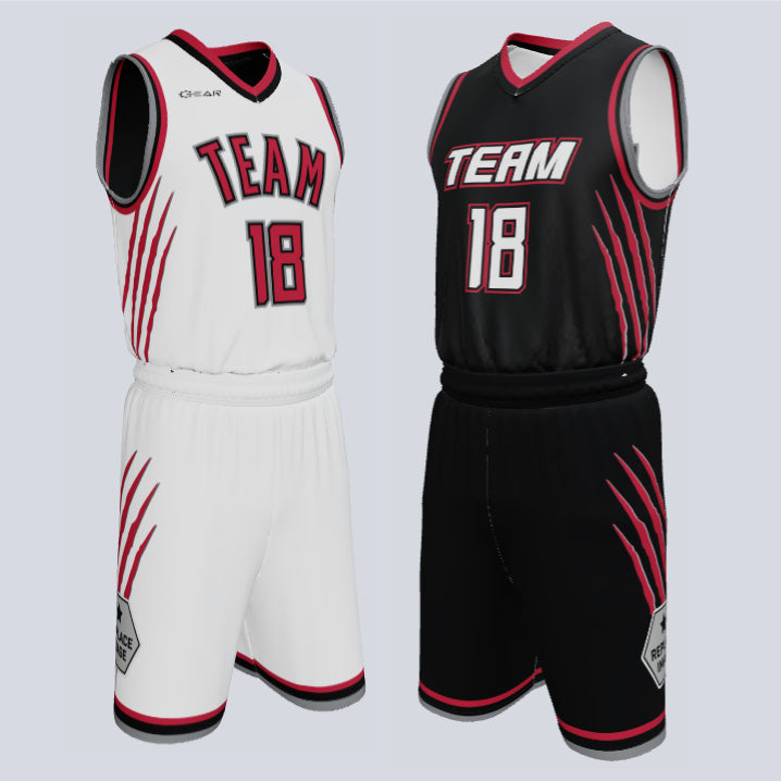 Load image into Gallery viewer, Custom Reversible Double Ply Basketball Rip Uniform