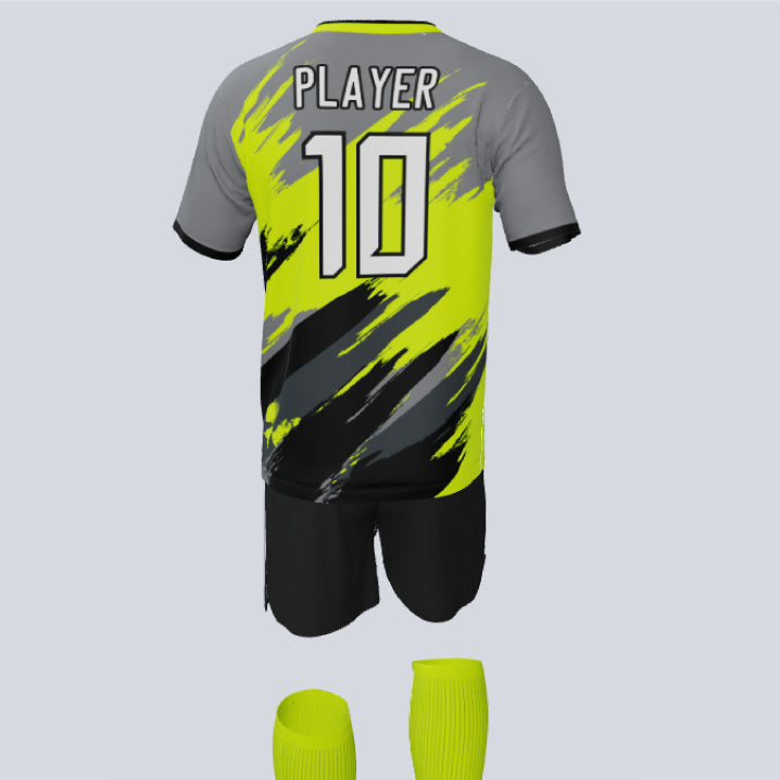 Load image into Gallery viewer, Premium Smear Custom Soccer Uniform w/Custom Socks
