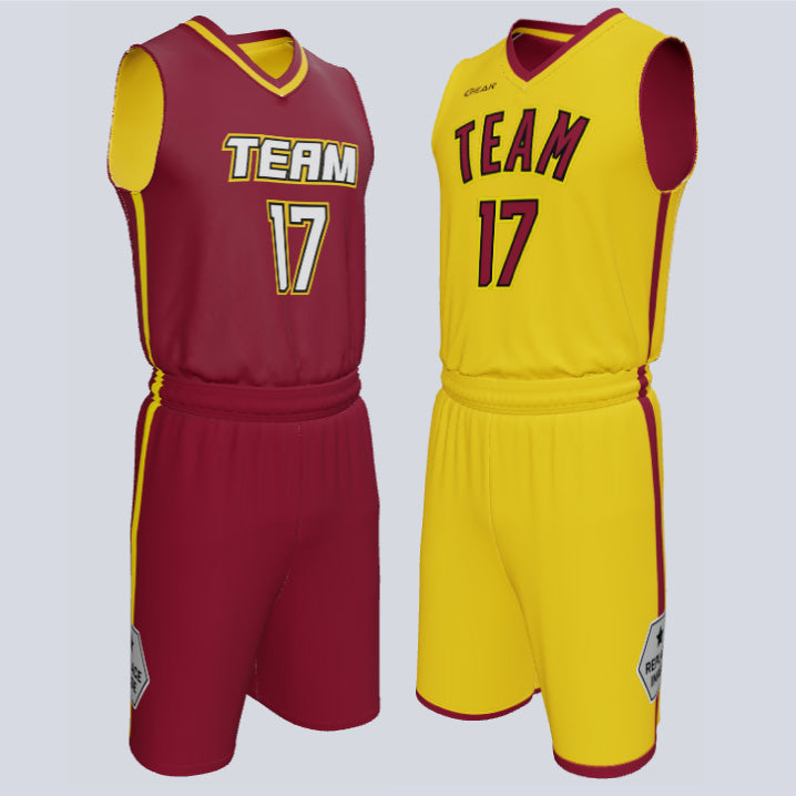 Load image into Gallery viewer, Custom Reversible Double Ply Basketball Steal Uniform