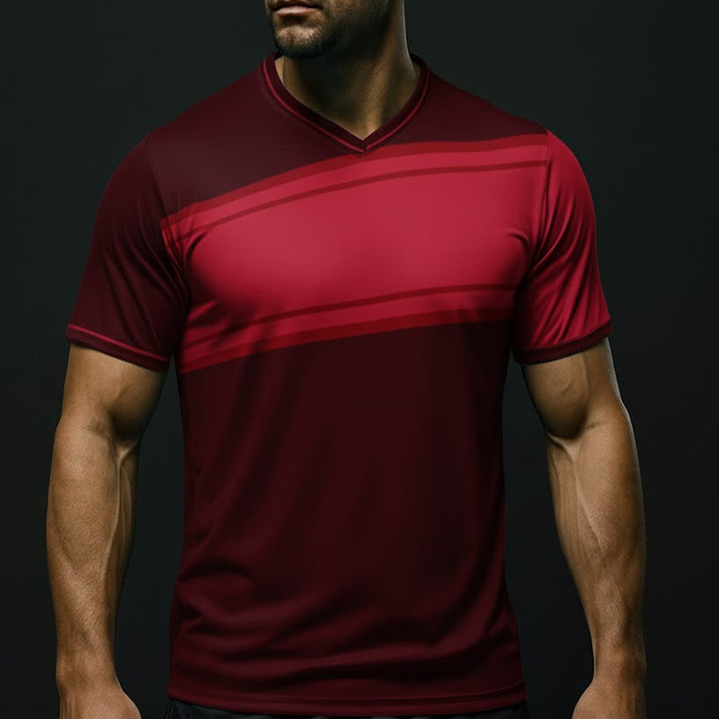 Load image into Gallery viewer, Custom Strip Premium V-Neck Jersey