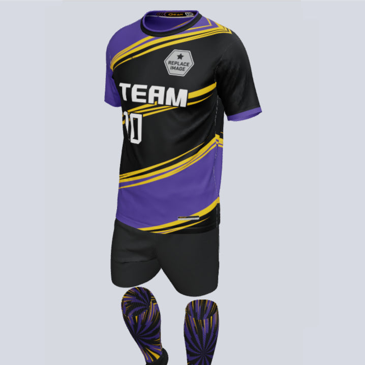 Load image into Gallery viewer, Premium Swing Custom Soccer Uniform w/Custom Socks
