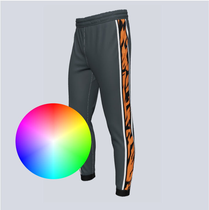 Load image into Gallery viewer, Custom Thin Stripe Track Pant w/Ankle Zips