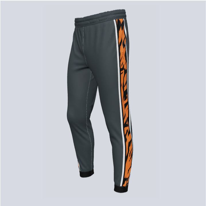 Load image into Gallery viewer, Custom Thin Stripe Track Pant w/Ankle Zips