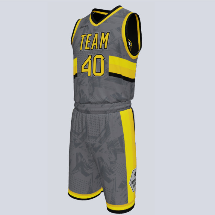 Load image into Gallery viewer, Custom Reversible Double Ply Basketball Top Center Uniform
