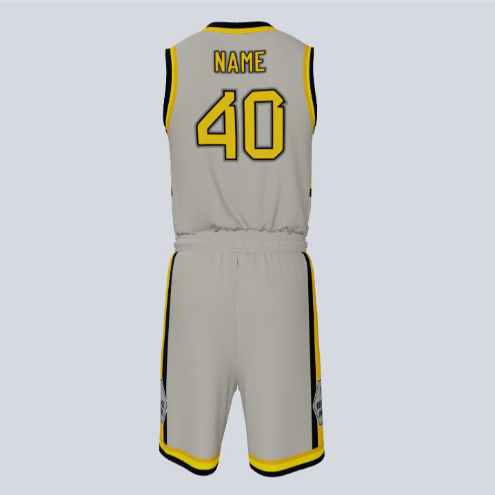 Load image into Gallery viewer, Custom Reversible Double Ply Basketball Top Center Uniform