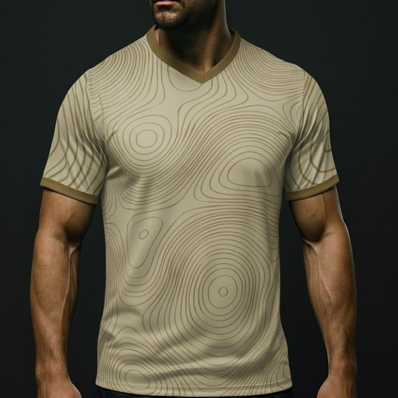 Load image into Gallery viewer, Custom Topo Premium V-Neck Jersey