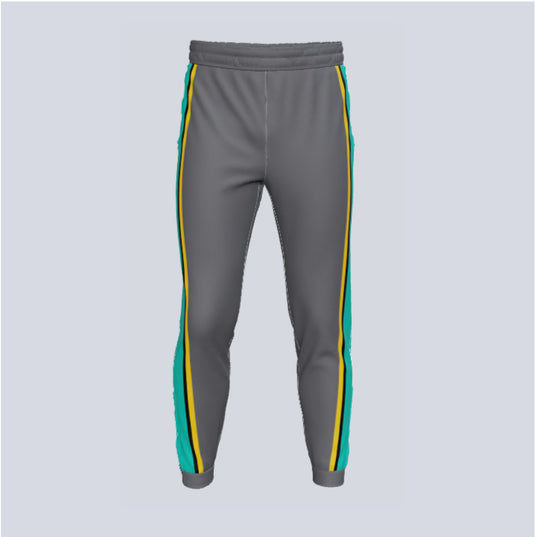 Custom Wide Stripe Track Pant w/Ankle Zips