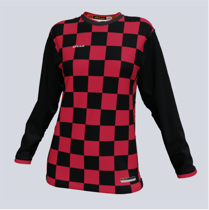 Load image into Gallery viewer, Unisex Checker Long Sleeve Jersey