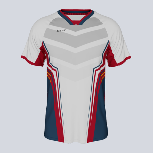 Front view of custom Iconic team jersey with DuraCool sublimated fabric