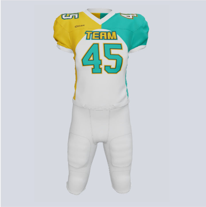 Customizable Custom Split Football Uniform