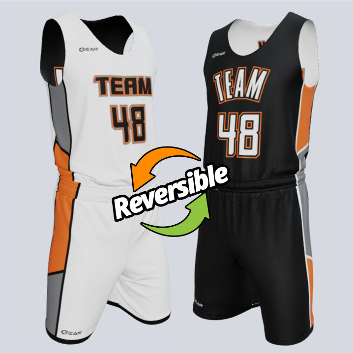 Load image into Gallery viewer, Custom Reversible Single-Ply Basketball Throttle Uniform