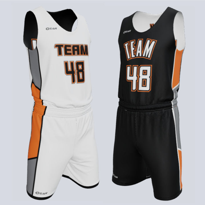 Load image into Gallery viewer, Custom Reversible Single-Ply Basketball Throttle Uniform