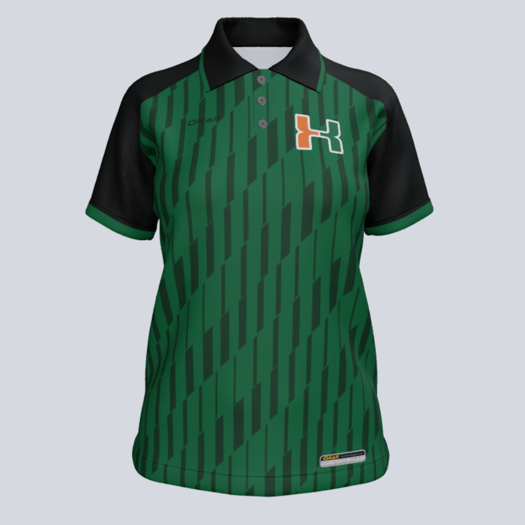 Load image into Gallery viewer, HITT Polo - Women's Green (Spirit Wear)