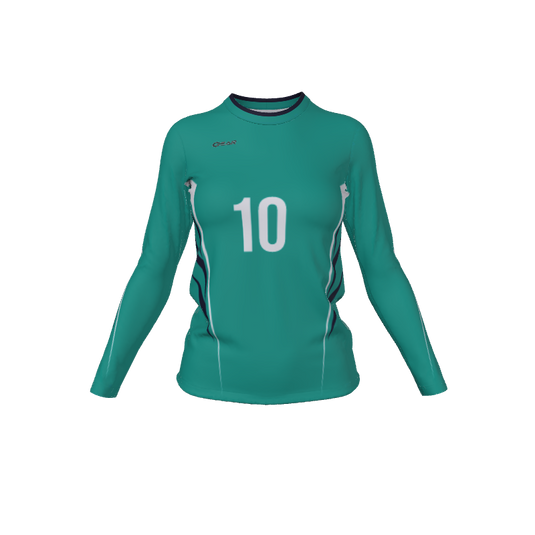 Ladies Custom Jerseys Speed Ladies ECO Long Sleeve Crew Jersey. (x 64)