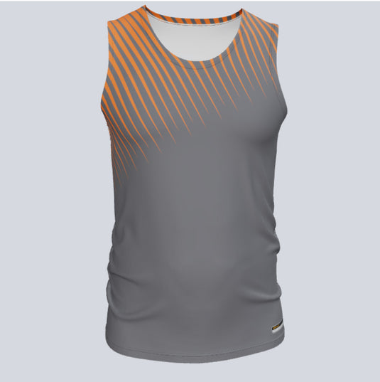 Custom Fitted Track Singlet Burst Jersey