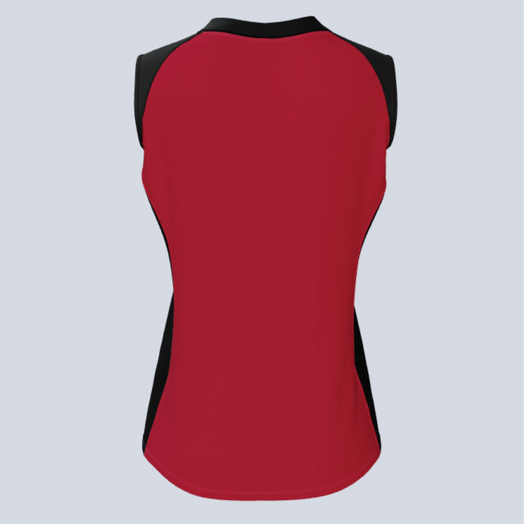 Load image into Gallery viewer, Ladies Champion Two Button Sleeveless Custom Softball Jersey