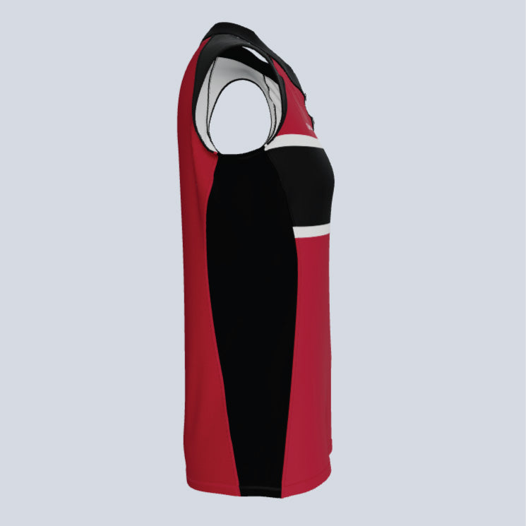 Load image into Gallery viewer, Ladies Champion Two Button Sleeveless Custom Softball Jersey