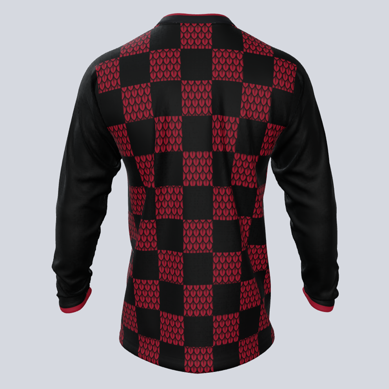 Load image into Gallery viewer, Custom Checkered Long Sleeve Jersey