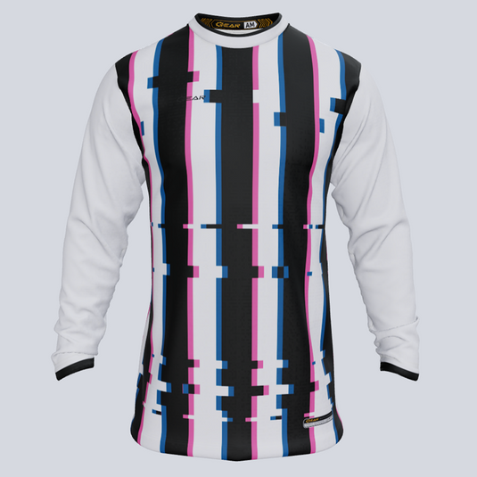 Custom Glitch Long Sleeve Jersey