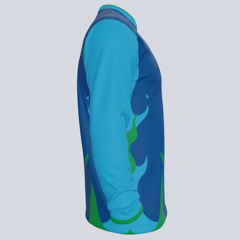 Load image into Gallery viewer, Custom Fire Long Sleeve Jersey