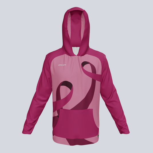 Long Sleeve Lightweight Awareness Hoodie w/pocket