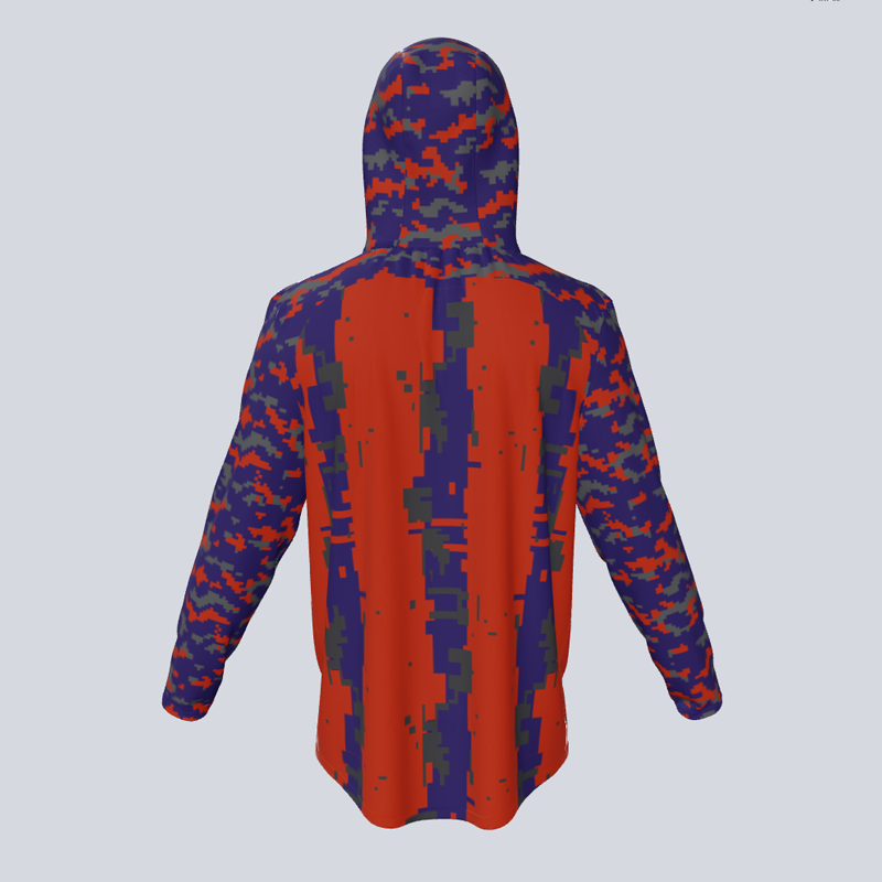Load image into Gallery viewer, Long Sleeve Degistripe Hoodie w/pocket