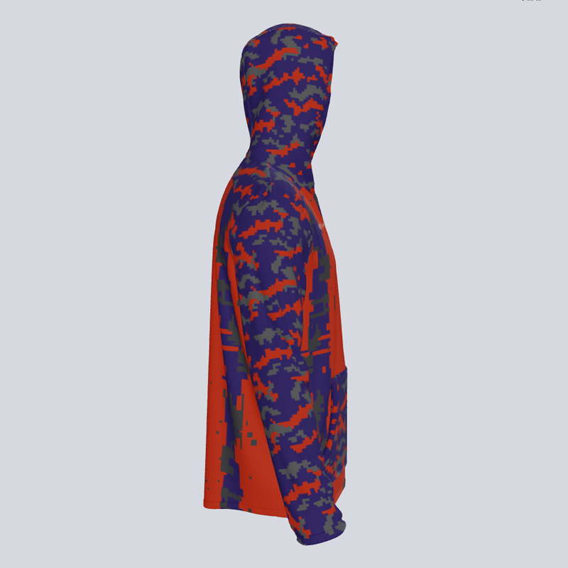 Load image into Gallery viewer, Long Sleeve Degistripe Hoodie w/pocket