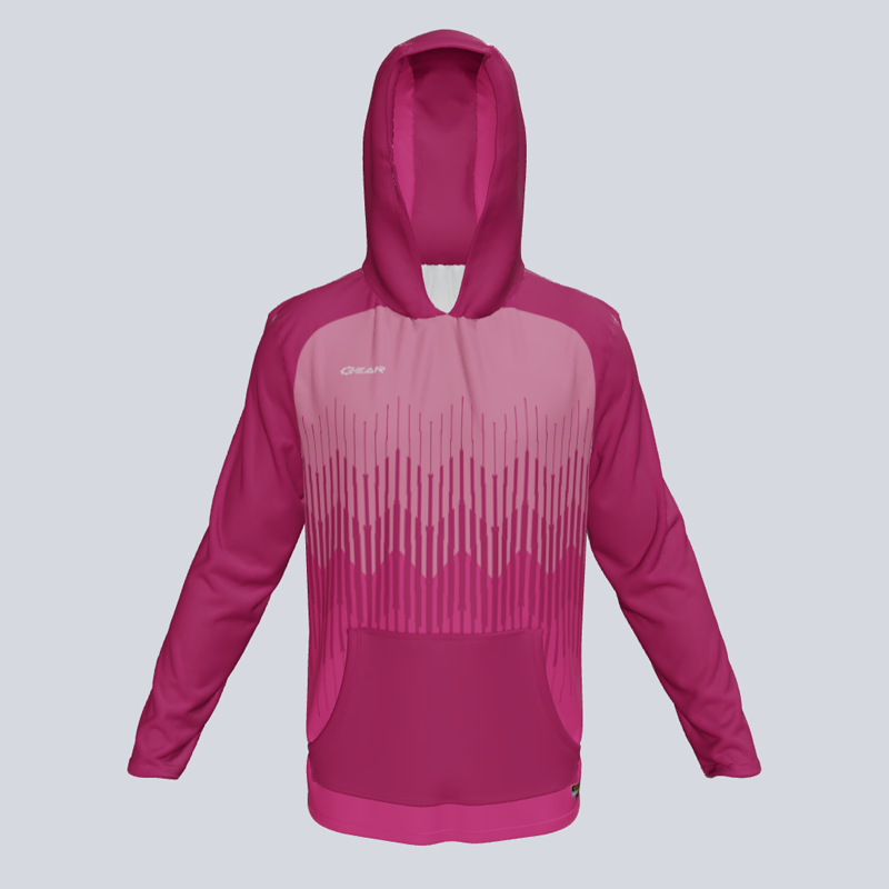 Load image into Gallery viewer, Long Sleeve Ghost Fade Hoodie w/pocket