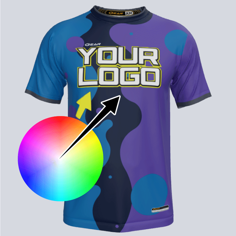 Load image into Gallery viewer, Custom logo printing on Bubble team jersey