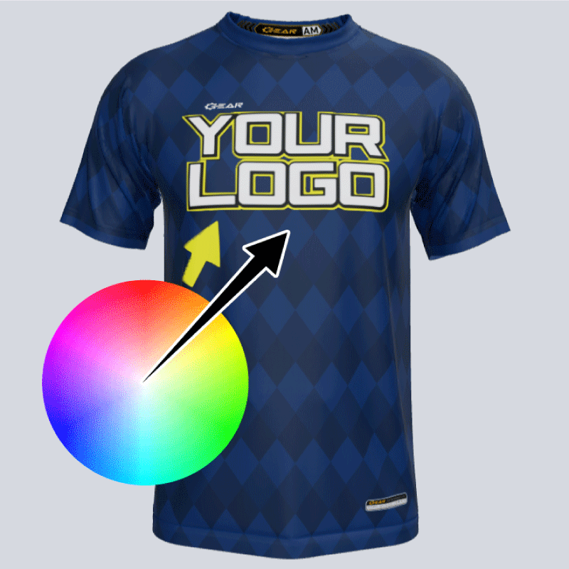 Load image into Gallery viewer, Custom team logo placement on Diamond Jersey